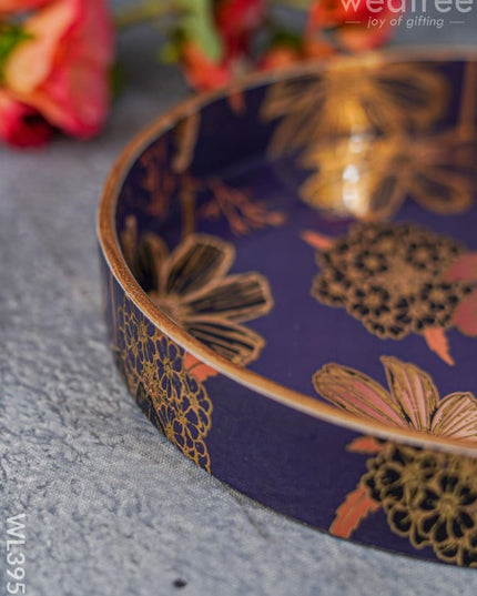 Digital Printed Round Tray - Wl3952 Wooden Trays