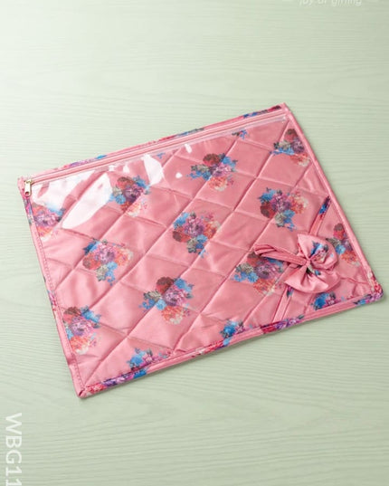 Floral Saree Cover - WBG1142 - Saree Bags RG