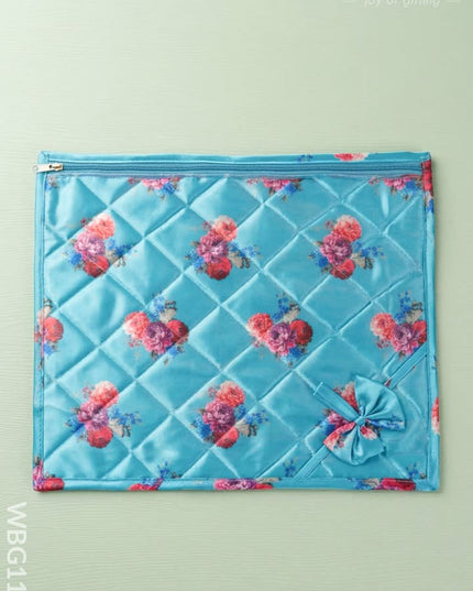 Floral Saree Cover - WBG1142 - Saree Bags RG