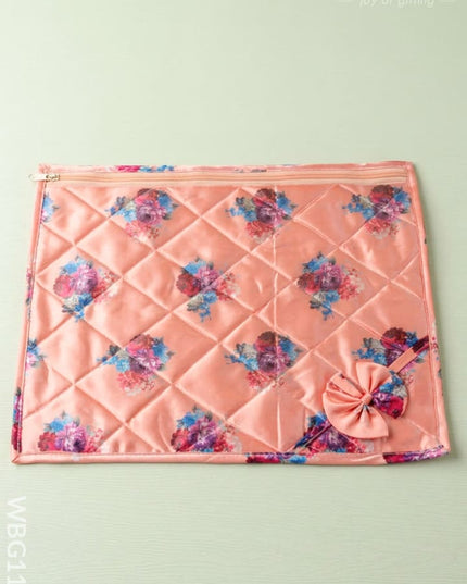 Floral Saree Cover - WBG1142 - Saree Bags RG
