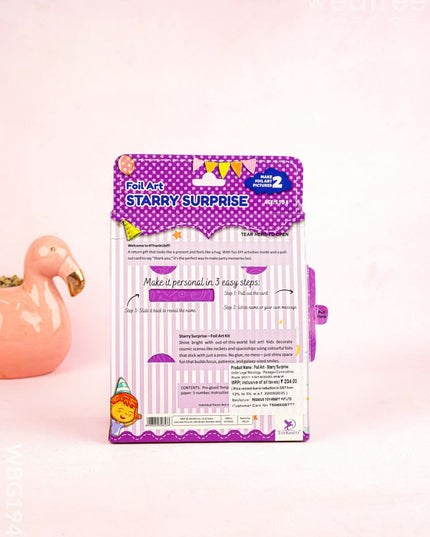 Foil Art DIY Kit - Starry Surprise - WBG1943 - Kids Return Gifts