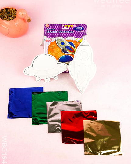 Foil Art DIY Kit - Starry Surprise - WBG1943 - Kids Return Gifts