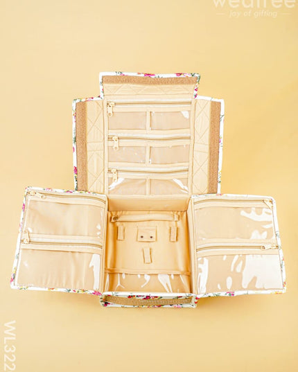 Foldable Jewel Pouch with Handle (8.5x8) - WL3220 - Organizers