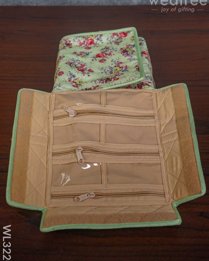 Foldable Jewel Pouch With Handle (8.5X8) - Wl3220 Organizers