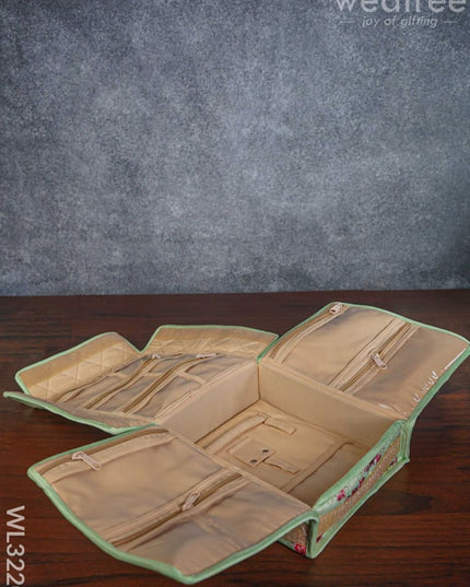 Foldable Jewel Pouch With Handle (8.5X8) - Wl3220 Organizers