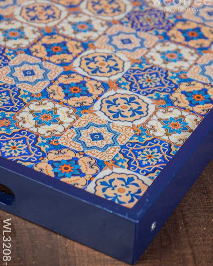 Foldable Table Tray - Wl3208-1 Wooden Utility