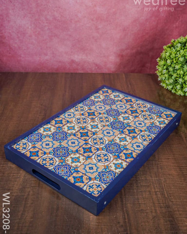 Foldable Table Tray - Wl3208-1 Wooden Utility