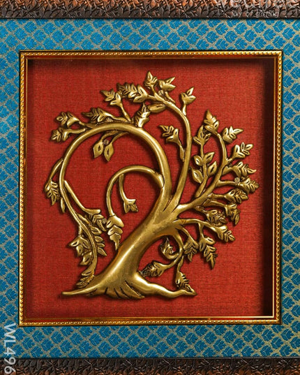 Frame: Brass Kalpavriksha Tree - 11*10 inch - WL4969 Frames