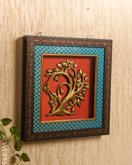 Frame: Brass Kalpavriksha Tree - 11*10 inch - WL4969 Frames