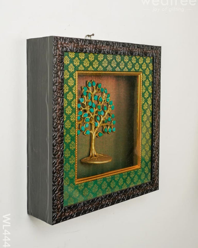 Frame: Brass Kalpavriksha Tree - 11 X 10.5 Inch Wl4446 Frames