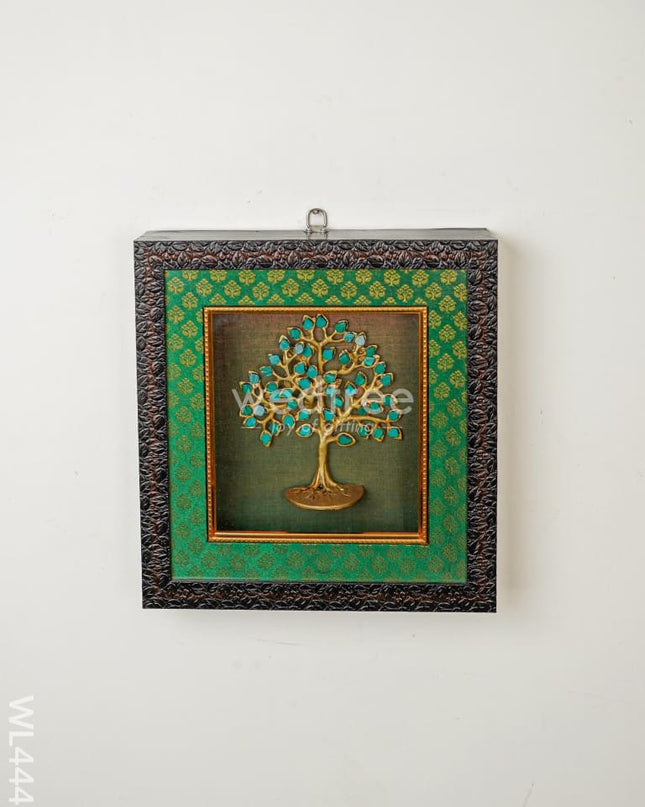 Frame: Brass Kalpavriksha Tree - 11 X 10.5 Inch Wl4446 Frames