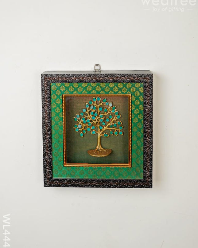Frame: Brass Kalpavriksha Tree - 11 X 10.5 Inch Wl4446 Frames