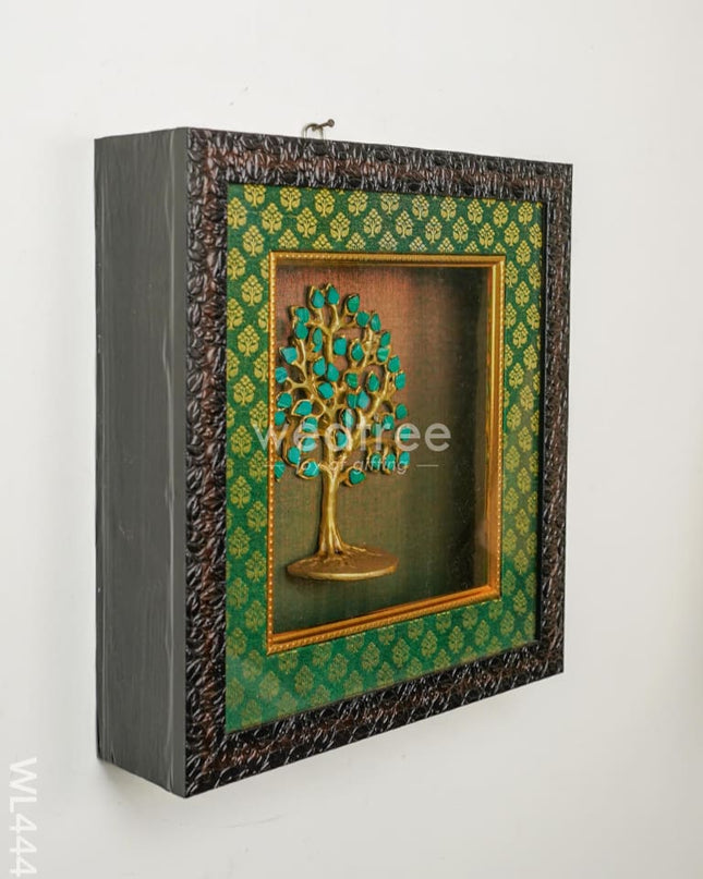 Frame: Brass Kalpavriksha Tree - 11 X 10.5 Inch Wl4446 Frames