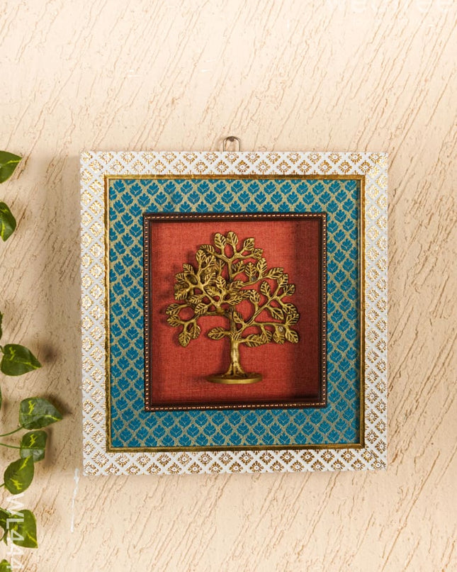 Frame: Brass Kalpavriksha Tree - 7*7 inch - WL4448 Frames