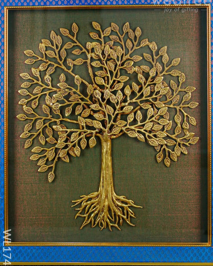 Frame: Brass Kalpavriksha Tree With Roots 24X24 - Wl1748 Frames