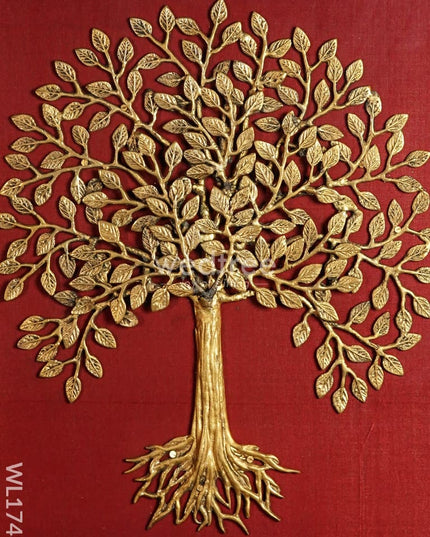 Frame: Brass Kalpavriksha Tree With Roots 24X24 - Wl1748 Frames