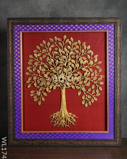 Frame: Brass Kalpavriksha Tree With Roots 24X24 - Wl1748 Frames