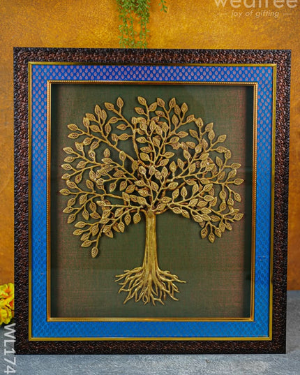 Frame: Brass Kalpavriksha Tree With Roots 24X24 - Wl1748 Frames