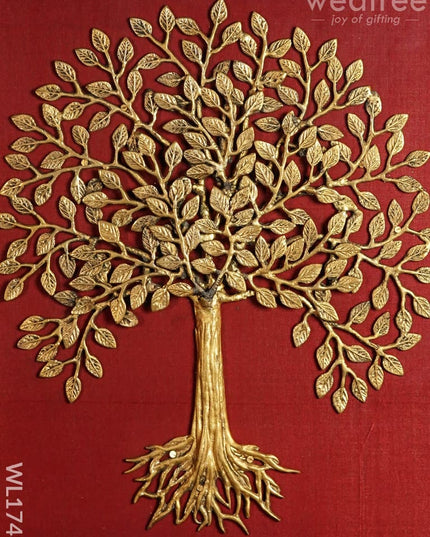 Frame: Brass Kalpavriksha Tree With Roots 24X24 - Wl1748 Frames