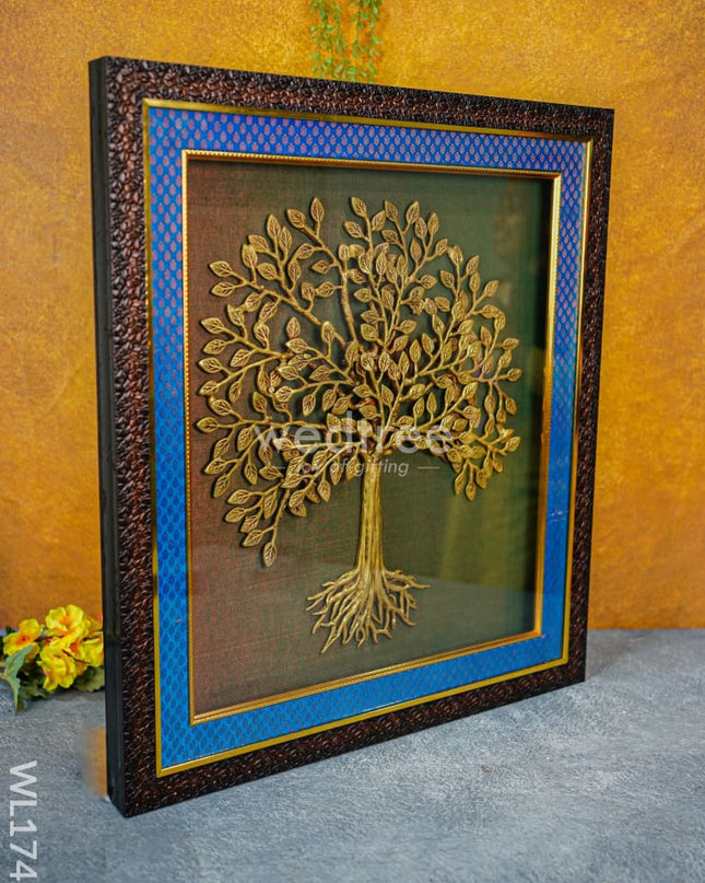 Frame: Brass Kalpavriksha Tree With Roots 24X24 - Wl1748 Frames