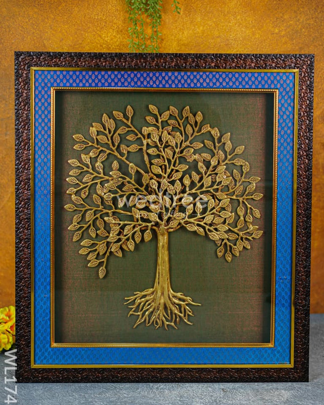Frame: Brass Kalpavriksha Tree With Roots 24X24 - Wl1748 Frames