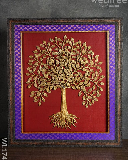 Frame: Brass Kalpavriksha Tree With Roots 24X24 - Wl1748 Frames