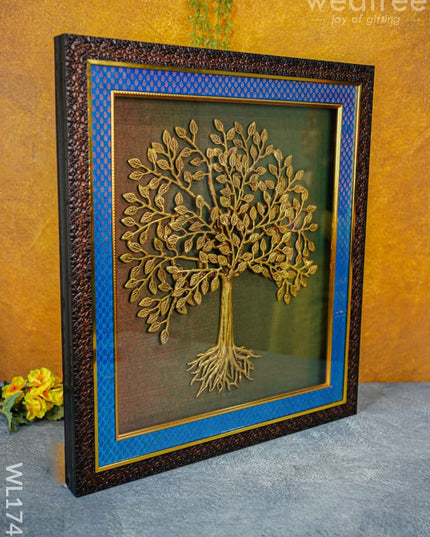 Frame: Brass Kalpavriksha Tree With Roots 24X24 - Wl1748 Frames