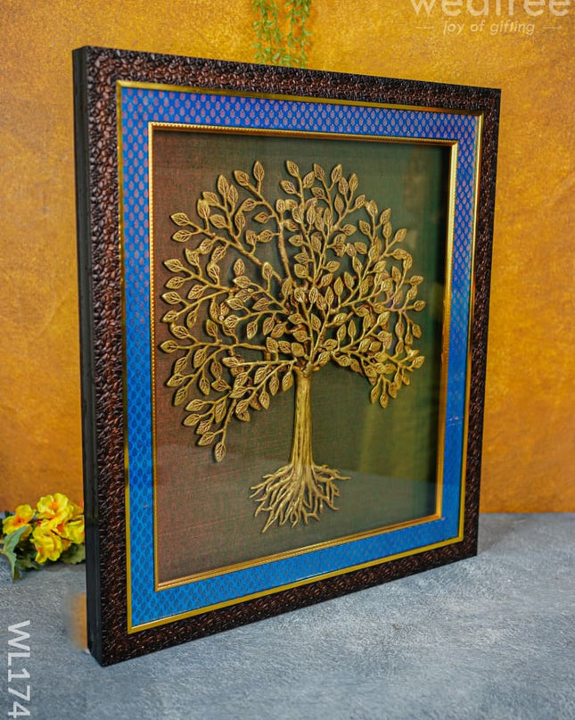 Frame: Brass Kalpavriksha Tree With Roots 24X24 - Wl1748 Frames