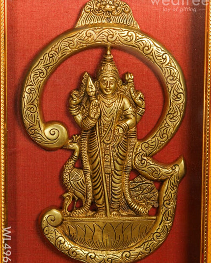 Frame: Brass Om Murugan - 15*10 inch - WL4966 Frames