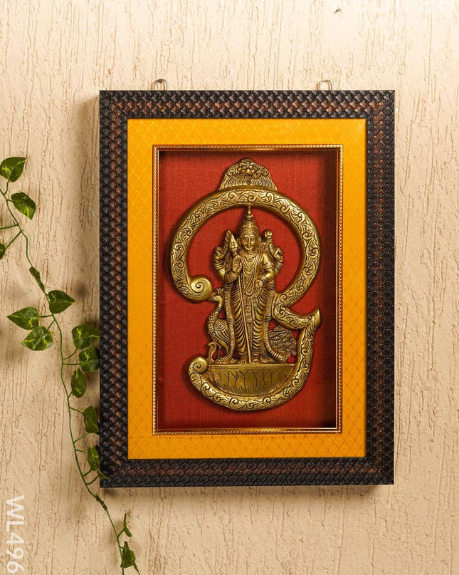 Frame: Brass Om Murugan - 15*10 inch - WL4966 Frames