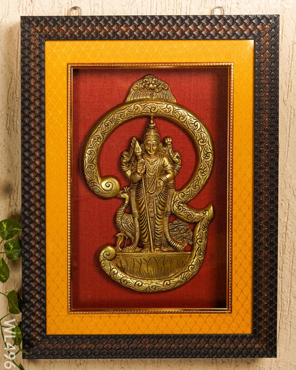 Frame: Brass Om Murugan - 15*10 inch - WL4966 Frames