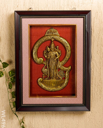 Frame: Brass Om Murugan - 15*10 inch - WL4966 Frames