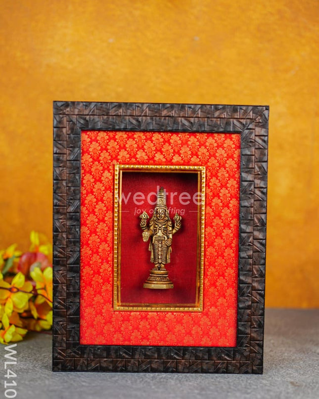 Frame: Brass Tirupathi Balaji - Wl4101 Wall Hanging Frames