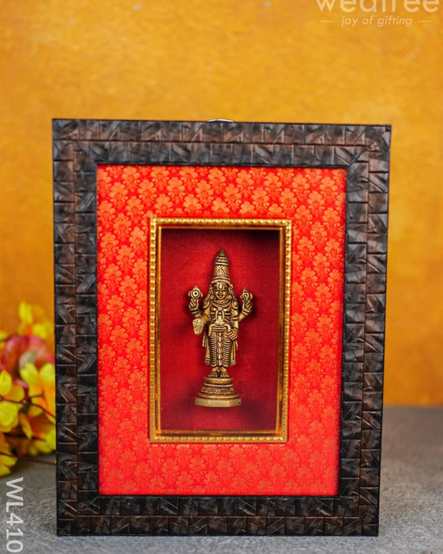 Frame: Brass Tirupathi Balaji - Wl4101 Wall Hanging Frames