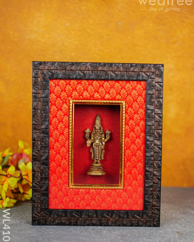 Frame: Brass Tirupathi Balaji - Wl4101 Wall Hanging Frames