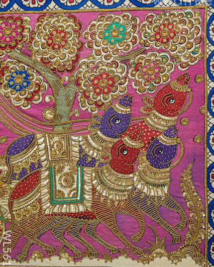 Frame: Ganesha Semi Silk Artwork - WL5616 - Frames