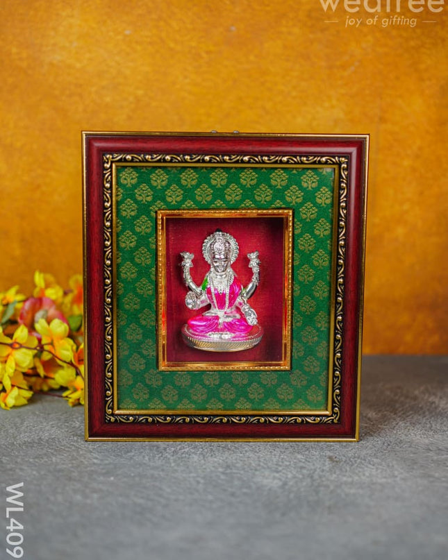 Frame: German Silver Lakshmi - Plated Wl4093 Wall Hanging Frames