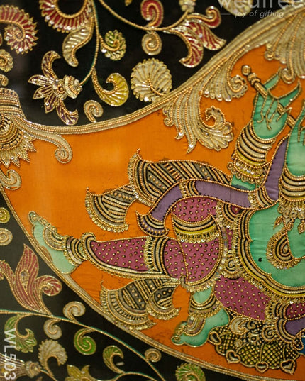 Frame: Krishna Semi Silk Artwork - WL5031 Frames
