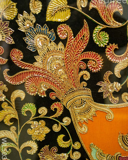 Frame: Krishna Semi Silk Artwork - WL5031 Frames