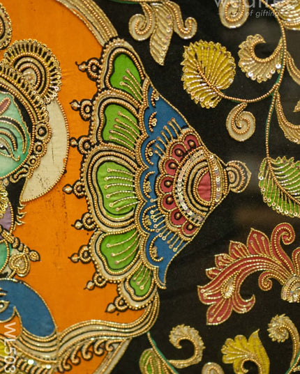 Frame: Krishna Semi Silk Artwork - WL5031 Frames