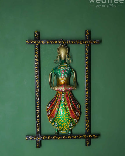 Frame Musical Dolls (Set Of 3) - Wl1890 Metal Decor Hanging