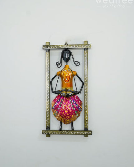 Frame Musical Dolls (Set Of 3) - Wl1890 Metal Decor Hanging
