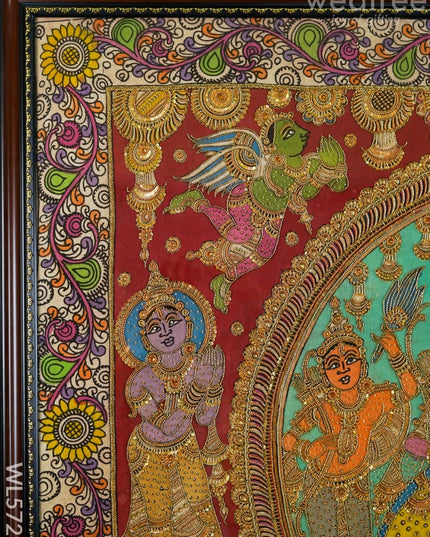 Frame: Pen Kalamkari God Ram & Godess - WL5729 - Frames