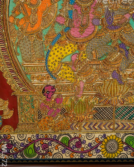 Frame: Pen Kalamkari God Ram & Godess - WL5729 - Frames