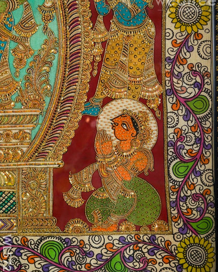 Frame: Pen Kalamkari God Ram & Godess - WL5729 - Frames