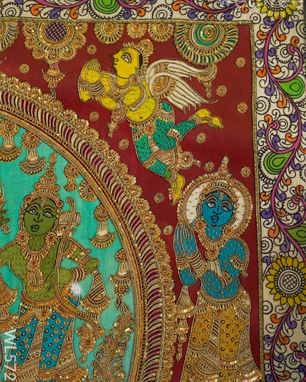 Frame: Pen Kalamkari God Ram & Godess - WL5729 - Frames