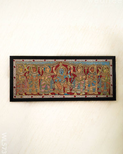 Frame: Pen Kalamkari Lord Krishna - WL5730 - Frames