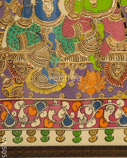 Frame: Pen Kalamkari Semi Silk Artwork - WL5052 Frames