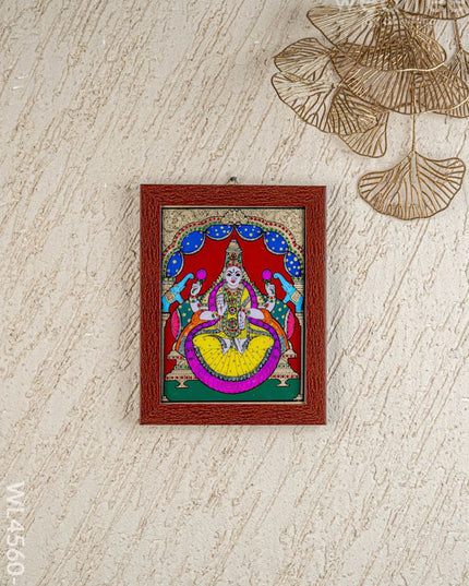 Gajalakshmi Glass Reverse Painting Frame - 8 x 6 inch - WL4560-2 - Frames