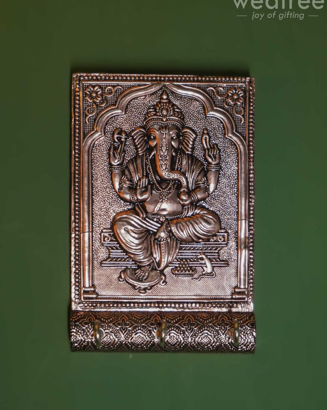 Ganesh Oxidised Keystand - WBG1021 Oxidised Key Hangers RG